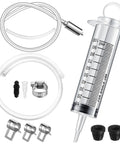 Hydraulic Brake Bleed Kit For Cars And Bikes With 100ml Syringe 50cm Hose And One Way Check Valve Bleeding Tool For Disc Brakes