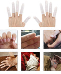 Disposable Finger Cots 300 Pack White Latex Rubber Tips For Injured Cracked Fingers In Sports Use Pro Grade Protective Hygiene