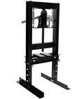 6 Ton Hydraulic Shop Press H Frame with Gauge for Precision Bearing Pressing, heavy duty bending and straightening, black steel tool.