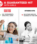 Girls Science Kit For Ages Four To Eight With Over 50 Experiments STEM Toy For Learning And Discovery comparison image