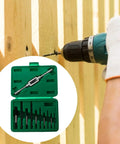 Must-Have Vicasky 11-Piece Broken Bolt Extractor Set With High-Speed Steel Screw Remover Tools For Stripped, Rounded-Off Bolts And Rusty Metal Jobs That Are Total Game Changers, 11-piece HSS kit in green case