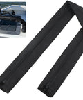 48 Inch Zippered Rigging Sleeve For Boats And Trolling Motors Heavy Duty 600D Waterproof Marine Cable Jacket shown on boat deck