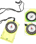 Orienteering Compass With Scale For Camping And Hiking Navigation Go To Survival Gear Learning Tool with acrylic body and scale