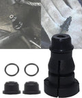 Brake Clutch Slave Master Cylinder Pipe Connector Joint Clip Seal Gasket Replacement Kit For VW Audi Seat Skoda OE Style Beefed Up Durability Plug And Play Direct Fit With 02F141143A 1K0798741 black seals and O-rings