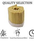 Professional Grade Yellow Nylon Strip Vacuum Brush For CNC Router And Milling Machine Solid 1M X 100Mm rolled brush with soft loops.