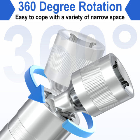 14mm And 16mm Spark Plug Socket Set Thin Wall Three-Eighths Inch Drive 12-Point Magnetic Swivel Sockets Chrome Vanadium Steel