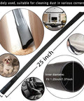 Universal Vacuum Attachment Kit For Wet Dry Cleaning, flexible crevice tool on 25-inch wand, fits 1.25-1.37 inch hoses