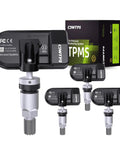 TPMS Sensor For Ford And Lincoln Vehicles Pre Programmed Tire Pressure Sensor Upgrade Fits 90 Percent Of Ford Vehicles After 2006 Including F150 F250 F350 Bronco Mustang Escape Expedition Explorer Fiesta Focus Fusion Ranger And Lincoln MKC MKT MKZ, pack of 4