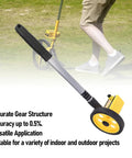 FTVOGUE Measuring Wheel, Aluminum Alloy, Adjustable Telescopic Distance Measuring Wheel, measuring distance on grass.