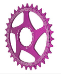 Narrow Wide Cinch Direct Mount Chainring Purple 32T for 1x Drivetrains, 7075 Aluminum, Mountain Bike Performance