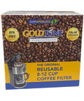 Packaging of Reusable 8-12 Cup Basket Coffee Filter For Mr Coffee Makers Not For Keurig BPA Free Solid Bottom Replaces Paper Filters