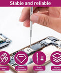 Top Shelf 500 Pack Phillips Micro Self Tapping Screws With Stainless Steel Screwdriver Kit For Heavy Duty Diy Projects And Legit Rust Resistant Fastener Gear That Kicks Butt, installing micro screws with precision.