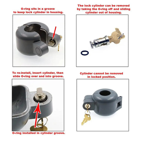 S 4180 Door Knob Lock Out Device Keeps People From Turning The Knob And Accessing The Keyhole For Rentals Evictions