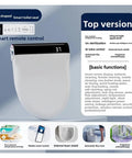 Game Changing Smart Toilet Seat Cover With Auto Flipping Lid And Constant Temperature Heating Multi Function Bidet universal fit with remote control features.