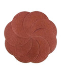 Premium 10 Pc 4 Inch Sanding Discs Set For Drill And Rotary Tool With 60 To 2000 Grit Sheets displayed on a flat surface.