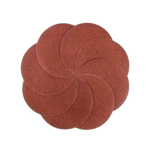 Premium 10 Pc 4 Inch Sanding Discs Set For Drill And Rotary Tool With 60 To 2000 Grit Sheets displayed on a flat surface.