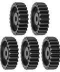 Five Pieces Steel Servo Spur Gear Set With 24 Tooth Internal Spline And 0.8 Module For Precision Drive Systems Built Tough Industrial Gears