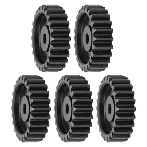 Five Pieces Steel Servo Spur Gear Set With 24 Tooth Internal Spline And 0.8 Module For Precision Drive Systems Built Tough Industrial Gears