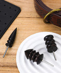 Three Piece Leather Burnisher Bits Set For Rotary Tools With Three Styles Edge Burnishers Pro Grade Including Pointed Tips
