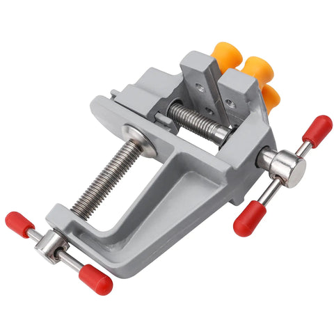 Rock Steady Mini Bench Vise Snags Loose Pieces For Jewelry Woodcarving And Watch Repair Ace Portable Table Vice with clamps