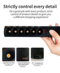 Dope Rechargeable Color Temperature Light Wand For Photography And Video showing controls and features with hand holding it