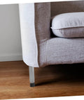 Adjustable Rubber Furniture Isolators for Anti Slip Vibration Control and Silent Mounts leveling feet under a sofa leg on hardwood floor