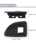 Pair Rear Window Switch Bezels For Chevrolet Silverado And GMC Sierra 1500 2500HD 3500HD 2009 2010 2011 2012 2013 Driver And Passenger Side Black