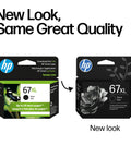 High Yield Black Ink Cartridge Delivers Crisp Text And Sharp Graphics Works Smoothly On Deskjet And Envy Printers Offers Bang For Your Buck Cranking Page After Page For Home Office Needs Backed By Real Reliability, showing box design.
