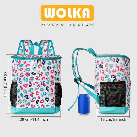 30 Can Insulated Cooler Backpack For Travel And Outdoor Adventures With Leak Proof Soft Sided Design, 15L Main Compartment