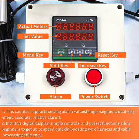 Digital Cable Length Meter Wheel Measuring Rope Hose Belt Tape Counter Knockout Quality Hassle Free Setup Right Up Your Alley Smooth Operator Tracking Device