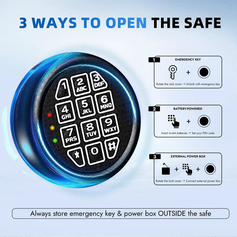 Heavy Duty Front Drop Safe Box Built To Last Fireproof Waterproof For Home And Office With Top Lock Cash Stash Compartment