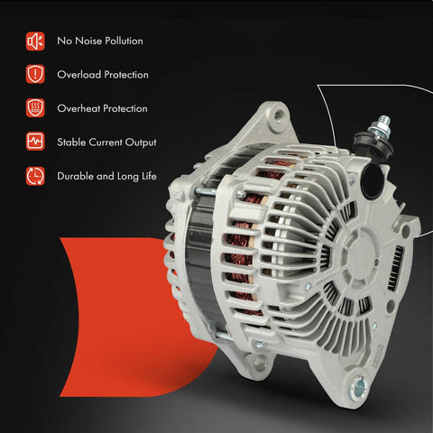 Alternator Replacement Fits Nissan Murano 2015 2017, Pathfinder 2013 2017, Infiniti QX60 2014 2016, JX35 2013 3.5L V6, 12V 150A