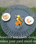 36 Inch Fire Pit With 2 Grills Lid And Round Waterproof Cover 3 In 1 Outdoor Fire Pit Table For Patio Picnic And Parties