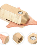 Copper Dent Puller Kit Chuck For Auto Sheet Metal Repair, Pro Grade Copper Collet Dent Tool on metal base
