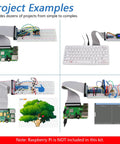 Dope Raspberry Pi Starter Kit With 223 Components And 128 Projects, 962 Page Tutorial Bundle Featuring Python C Java Scratch