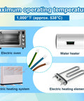 40pcs white ceramic high-temperature wire connectors, porcelain twist caps for electric heating systems