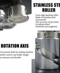Manual Tin Can Seamer For 55mm Jars And Cup Sealer Holder No Power Needed Sealing Height 30 To 170mm stainless steel components