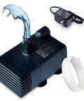 Plug And Play Compact Sump Pump With Water Sensor For Condensate Removal, 5 Ft Lift, 55 GPH, 115V and 230V, with power adapter
