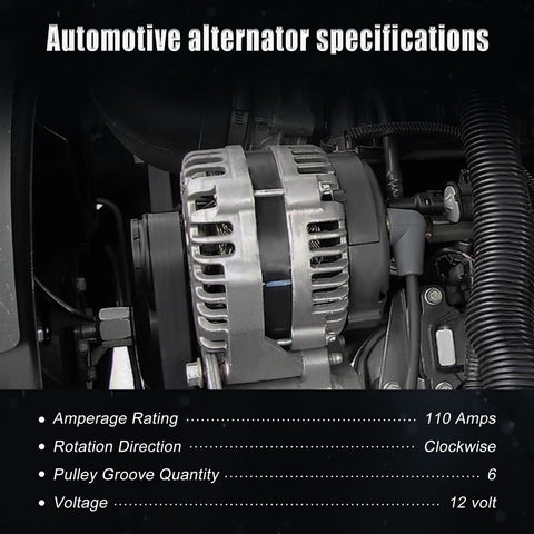 Installed Drop-In High-Output Alternator Replacement For 2010-2013 Hyundai Sonata 2.4L And 2011-2013 Kia Optima 2.4L