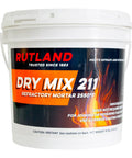 Bucket of Dry Mix 211 Refractory Mortar For Masonry Repairs Up To 2550 Fahrenheit Heat Safe Cement For Fireplace Brick