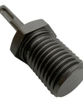 1-1/4 Inch 7 Male to SDS Plus Core Drill Adapter, heat-treated steel with high strength for long-lasting durability, shown from side angle