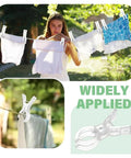 Heavy Duty Balloon Clamps Secure Airtight Seal For Arch Decorations, Prevents Deflation, Holds Tens Of Helium Or Latex Balloons Perfect For Party Backdrops And Events Without Messy Tape Strips. Clear plastic clip clamp used to hang laundry outdoors.