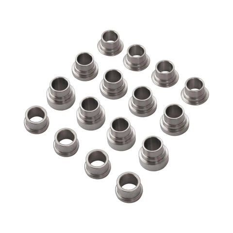 Beefed Up Lower Radius Rods Arched Arms For RZR XP 1000 RS1 And Turbo 2014 2023 Aluminum Silver Finish Upgrade With 10mm Version 2014 2017 And 12mm Version 2017 2023, silver aluminum inserts