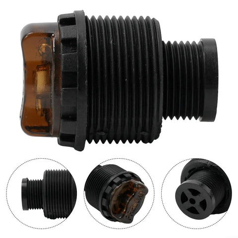 Front Fork Damper Rod Preload Adjustment Knob for Bikes, three diameter options, black plastic side view
