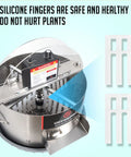 Top Shelf 16 Inch Electric Bud Trimmer For Wet Or Dry Work With Heavy Duty Brushless Motor 20 Speeds Quick Tabletop Build with silicone fingers