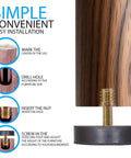 Installation guide for Heavy Duty Rubber Leveling Feet With Legit M8 Metric Threads Adjustable Furniture Glides.