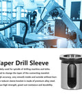 Close-up of taper drill sleeve, alloy steel, size V25-3/4-35, for CNC lathe and drilling machines.