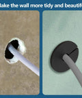 FourPiece Silicone Starlink Cable Pass Through Bushings For Three Quarter Inch Wall Holes showing installation in wall and grommet grip.