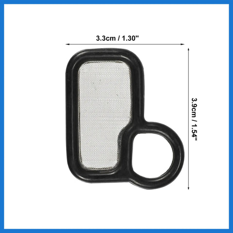 Honda CR V Solenoid Gasket Kit With Spool Valve Filter Screen Replacement, Easy Install, OE 15845-5A2-A01, black metal screen