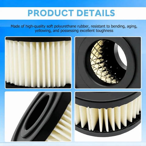 Close-up of Two Pack Air Compressor Filter Elements Fits Ingersoll Rand 4YW07 1WF72 SS3 Replacement 70243712 details.